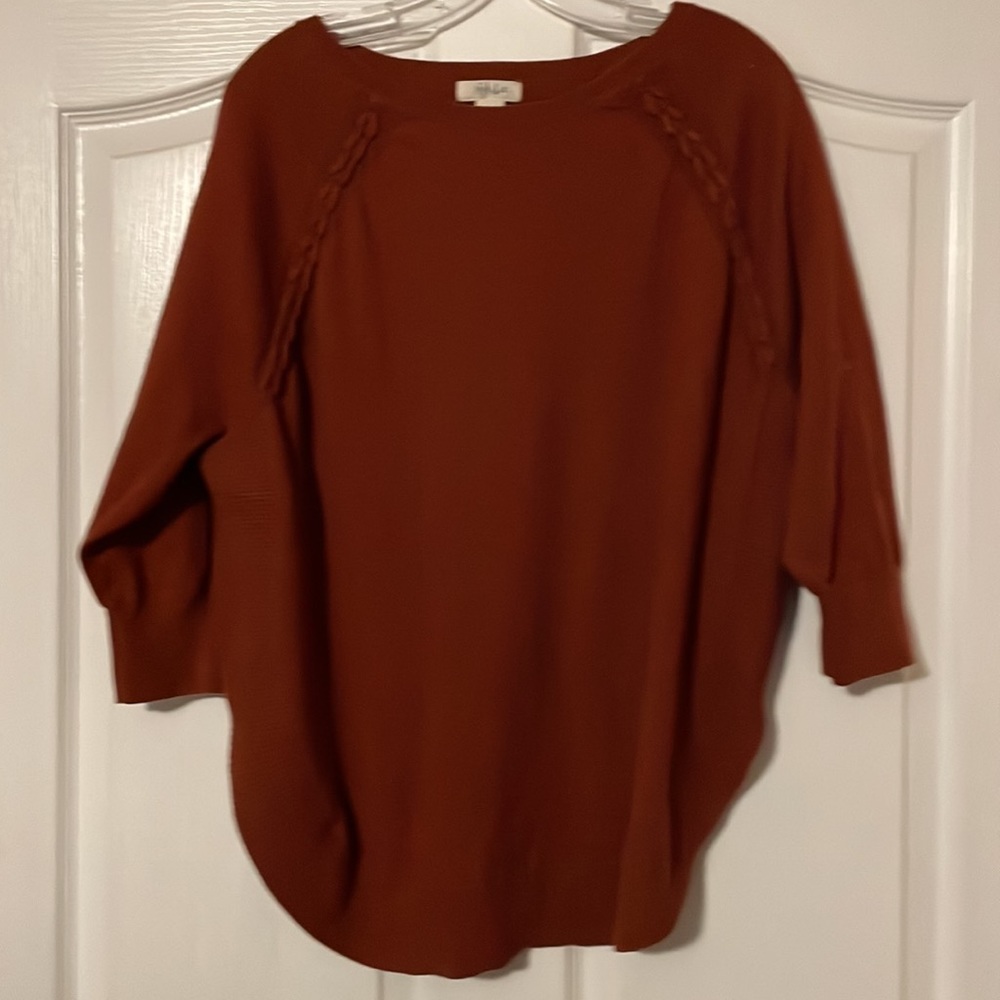 Burnt Sienna lightweight sweater
